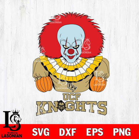 UCF Knights Pennywise Horror Sport 3 Svg Eps Dxf Png File, Digital Download