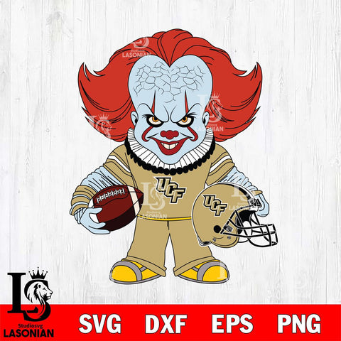 UCF Knights Pennywise Horror Sport Svg Eps Dxf Png File, Digital Download