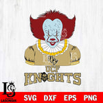 UCF Knights Pennywise Horror Sport 5 Svg Eps Dxf Png File, Digital Download