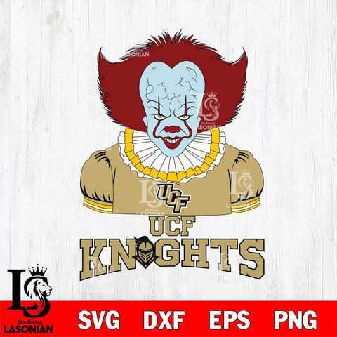 UCF Knights Pennywise Horror Sport 5 Svg Eps Dxf Png File, Digital Download