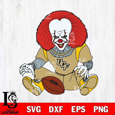 UCF Knights Pennywise Horror Sport 6 Svg Eps Dxf Png File, Digital Download
