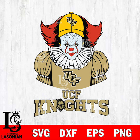 UCF Knights Pennywise Horror Sport 7 Svg Eps Dxf Png File, Digital Download