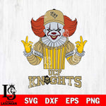 UCF Knights Pennywise Horror Sport 8 Svg Eps Dxf Png File, Digital Download