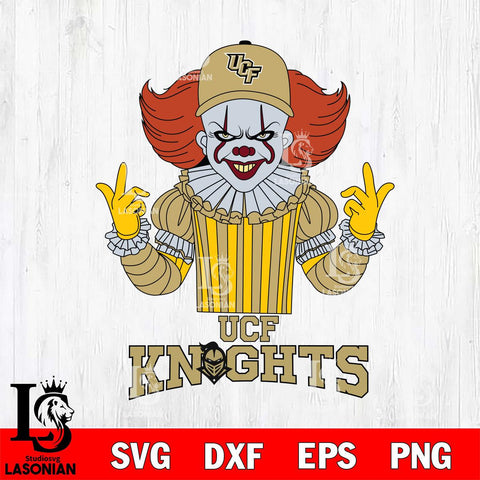 UCF Knights Pennywise Horror Sport 8 Svg Eps Dxf Png File, Digital Download