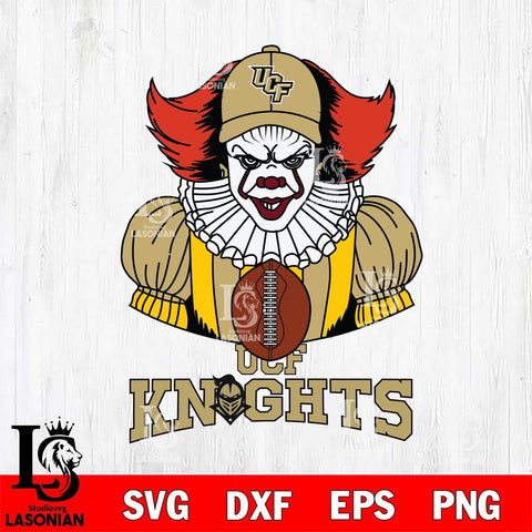 UCF Knights Pennywise Horror Sport 9 Svg Eps Dxf Png File, Digital Download