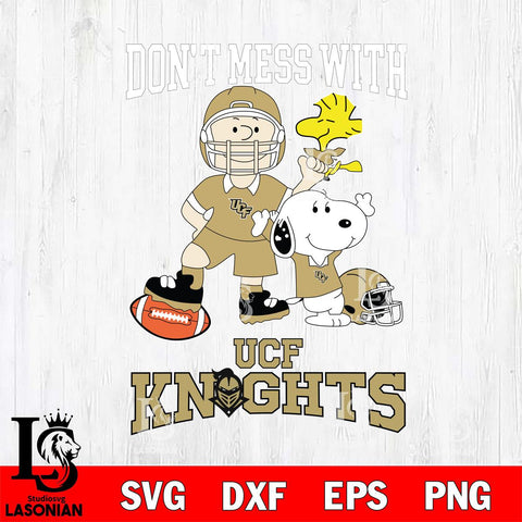 UCF Knights Snoopy Dont mess with SVG DXF EPS PNG FILE,Snoopy File Cut, NCAA Digital Download,Instant Download,Christmas Silhouette