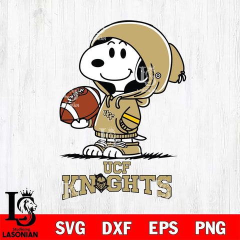 UCF Knights Snoopy Football Svg Eps Dxf Png File, NCAA svg , Digital Download , Instant Download, Cricut File