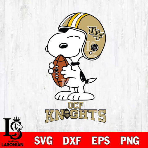 UCF Knights Snoopy Rugby Svg Eps Dxf Png File, NCAA svg , Digital Download , Instant Download, Cricut File