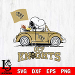 UCF Knights Snoopy Sport 5 Svg Eps Dxf Png File, Digital Download