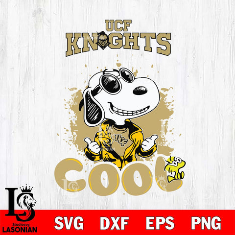 UCF Knights Snoopy Sport 7 Svg Eps Dxf Png File, Digital Download