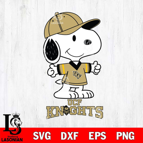 UCF Knights Snoopy football SVG DXF EPS PNG FILE,Snoopy File Cut, NCAA Digital Download,Instant Download,Christmas Silhouette