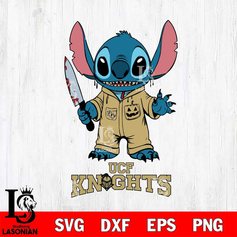 UCF Knights Stitch Horror 2 Svg Eps Dxf Png File, NCAA svg, Digital Download, Instant Download