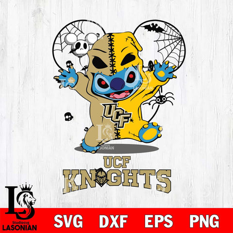 UCF Knights Stitch Horror Halloween 2 Svg Eps Dxf Png File, Digital Download, Instant Download