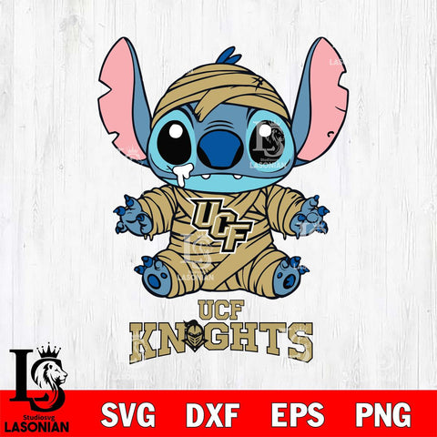 UCF Knights Stitch Mummy Svg Eps Dxf Png File, NCAA svg, Digital Download, Instant Download