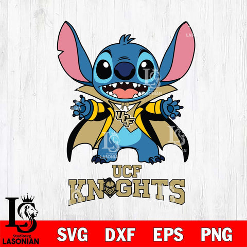 UCF Knights Stitch Vampire halloween Svg Eps Dxf Png File, NCAA svg, Digital Download, Instant Download