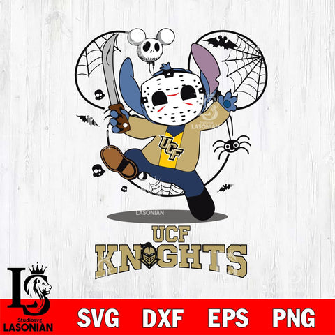 UCF Knights Stitch jason voorhees Halloween Svg Eps Dxf Png File, Digital Download, Instant Download