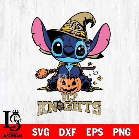 UCF Knights Stitch witch Svg Eps Dxf Png File, NCAA svg, Digital Download, Instant Download