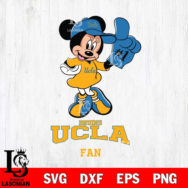 UCLA Bruins #1 Fan Minnie Mouse – lasoniansvg