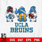 UCLA Bruins 3 Gnomes Football Svg Eps Dxf Png File, Digital Download, Instant Download