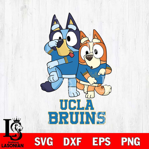 UCLA Bruins Bluey Chilli Dance Mode Svg Eps Dxf Png File, Digital Download, Instant Download