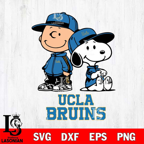 UCLA Bruins Charlie Brown Snoopy Champions Svg Eps Dxf Png File, NCAA svg , Digital Download , Instant Download, Cricut File