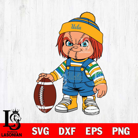 UCLA Bruins Chucky Horror 6 Svg Eps Dxf Png File, NCAA svg, Digital Download, Instant Download