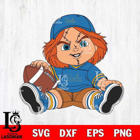 UCLA Bruins Chucky Horror 8 Svg Eps Dxf Png File, NCAA svg, Digital Download, Instant Download