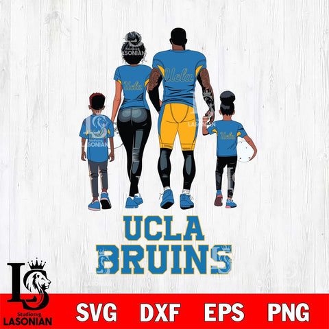 UCLA Bruins Family Love Rugby SVG DXF EPS PNG FILE,NCAA SVG, Father day Digital Download,Instant Download, Silhouette