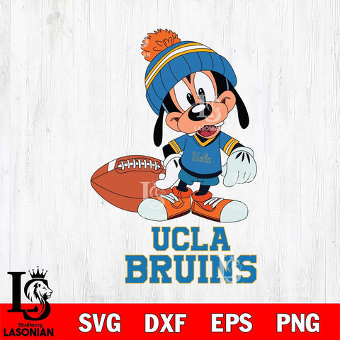 UCLA Bruins Goofy Football SVG DXF EPS PNG FILE,NCAA svg ,Football Digital Download,Instant Download, Silhouette