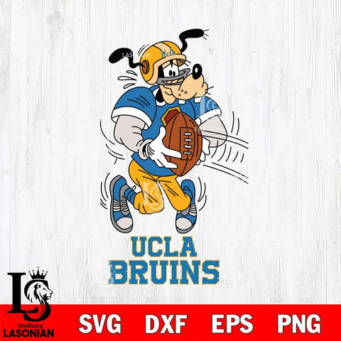 UCLA Bruins Goofy Sport Football SVG DXF EPS PNG FILE,NCAA svg ,Football Digital Download,Instant Download, Silhouette