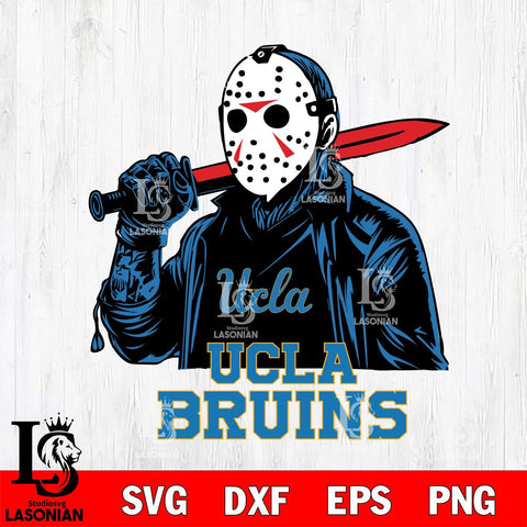 UCLA Bruins Jason Voorhees Horror 12 Svg Eps Dxf Png File, NCAA svg, Digital Download, Instant Download