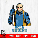 UCLA Bruins Jason Voorhees Horror 3 Svg Eps Dxf Png File, NCAA svg, Digital Download, Instant Download