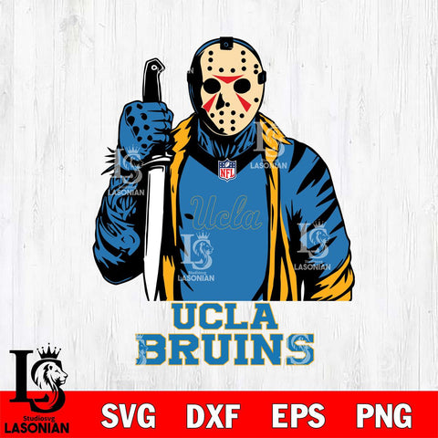 UCLA Bruins Jason Voorhees Horror 3 Svg Eps Dxf Png File, NCAA svg, Digital Download, Instant Download