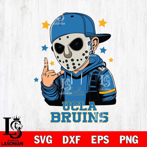 UCLA Bruins Jason Voorhees Horror 9 Svg Eps Dxf Png File, NCAA svg, Digital Download, Instant Download