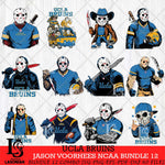 UCLA Bruins Jason Voorhees Horror Bundle 12 SVG Eps Dxf Png File, bundle NCAA svg, Digital Download, Instant Download