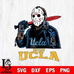 UCLA Bruins Jason Voorhees Horror Halloween Svg Eps Dxf Png File, NCAA svg, Digital Download, Instant Download