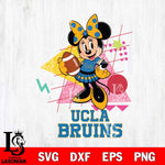 UCLA Bruins Minnie Mouse Sport SVG DXF EPS PNG FILE, NCAA File Cut,Digital Download,Instant Download