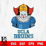 UCLA Bruins Pennywise Horror Sport 7 Svg Eps Dxf Png File, Digital Download