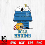 UCLA Bruins Snoopy Chill Football SVG DXF EPS PNG FILE,Snoopy File Cut, NCAA Digital Download,Instant Download,Christmas Silhouette