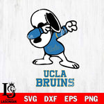 UCLA Bruins Snoopy Sport 3 Svg Eps Dxf Png File, Digital Download