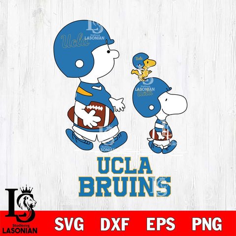 UCLA Bruins Snoopy Sport Svg Eps Dxf Png File, Digital Download
