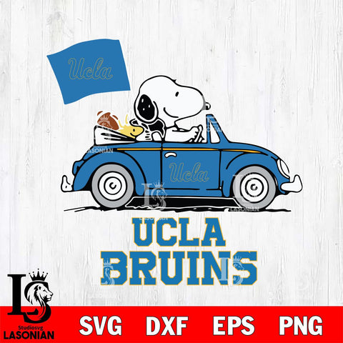 UCLA Bruins Snoopy Sport 5 Svg Eps Dxf Png File, Digital Download