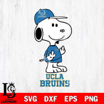 UCLA Bruins Snoopy Sport 8 Svg Eps Dxf Png File, Digital Download