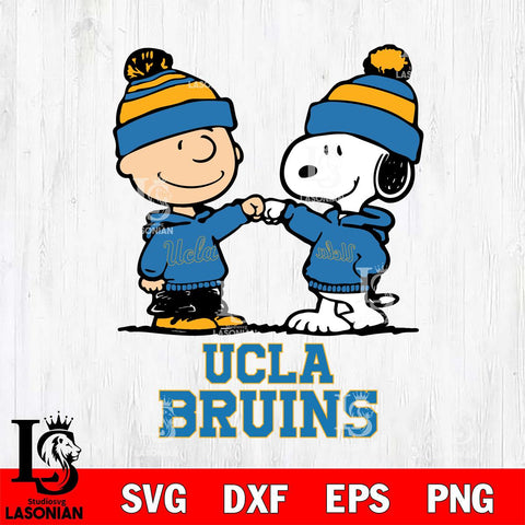 UCLA Bruins Snoopy Sport 9 Svg Eps Dxf Png File, Digital Download