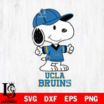 UCLA Bruins Snoopy football SVG DXF EPS PNG FILE,Snoopy File Cut, NCAA Digital Download,Instant Download,Christmas Silhouette