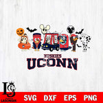 UConn Huskies Bluey Halloween Svg Eps Dxf Png File, Digital Download, Instant Download