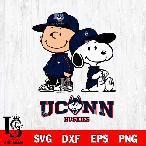 UConn Huskies Charlie Brown Snoopy Champions Svg Eps Dxf Png File, NCAA svg , Digital Download , Instant Download, Cricut File