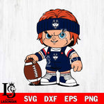 UConn Huskies Chucky Horror 5 Svg Eps Dxf Png File, NCAA svg, Digital Download, Instant Download