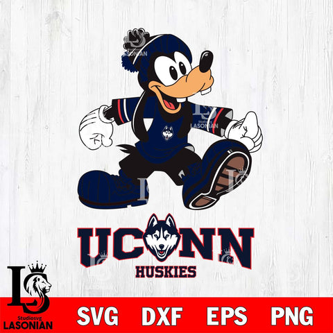 UConn Huskies Goofy Cool Sport SVG DXF EPS PNG FILE,NCAA svg ,Football Digital Download,Instant Download, Silhouette