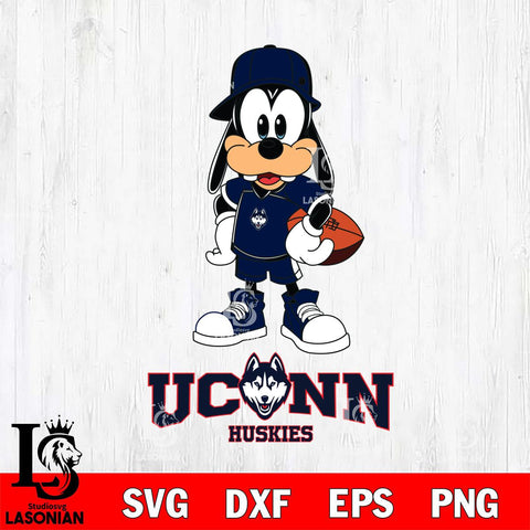 UConn Huskies Goofy rugby SVG DXF EPS PNG FILE,NCAA svg ,Football Digital Download,Instant Download, Silhouette